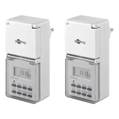 Set of 2, Digital Timer IP44