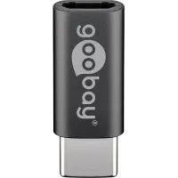 USB-C™ to USB 2.0 Micro-B Adapter, grey