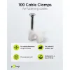 Cable Clip 4 mm, white