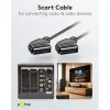 Scart Connection Cable, nickel-plated, ø mm