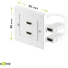 HDMI™ Wall Socket, gold-plated