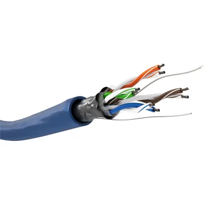 CAT 5e Network Cable, F/UTP, 100 m, blue