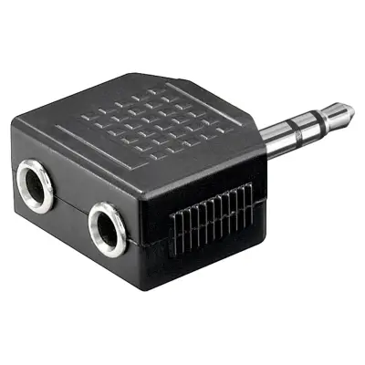 Headphone AUX Adapter, 3.5 mm Jack 1-to-2