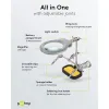 Soldering Aid with Magnifying Glass - Third Hand