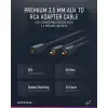 3.5 mm AUX to RCA Adapter Cable, Stereo
