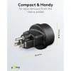 Travel Adapter Europe to USA/Japan, black