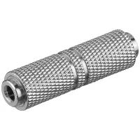 Headphone Adapter, 3.5 mm Jack, Female to Female, Metal Version