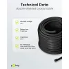 RG-58 Coaxial Cable, Double Shielded