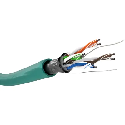 CAT 5e Network Cable, F/UTP, 100 m, Green