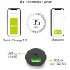 Dual-USB Auto Fast Charger USB-C™ PD (Power Delivery) (48 W)