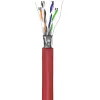 CAT 5e Network Cable, F/UTP, 100 m, red