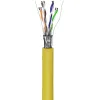CAT 5e Network Cable, F/UTP, 100 m, yellow