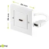 HDMI™ Wall Socket, gold-plated