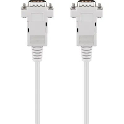 D-SUB 9-Pin Connector Cable, Male/Male, Serial 1:1