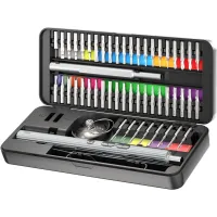 58-in-1 Electric Screwdriver with 50-Piece Precision Bit Set