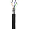 CAT 5e Outdoor Network Cable, F/UTP, black