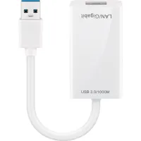 USB-A Ethernet Adapter, white