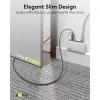 USB-C™ 3.1 to RJ45 Ethernet Cable, Slim, 5 m
