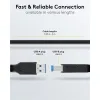USB 3.0 Cable with USB-B, black