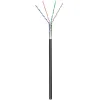 CAT 5e outdoor network cable, F/UTP, black