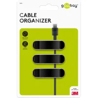 Cable Management Clip 3 Slots, Black