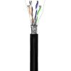 CAT 5e outdoor network cable, F/UTP, black