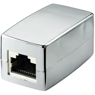 RJ45 Crossover Modular Coupler, CAT 5e