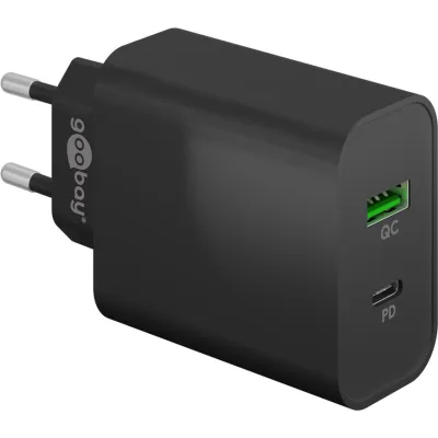 USB-C™ PD Dual Fast Charger (45 W) black