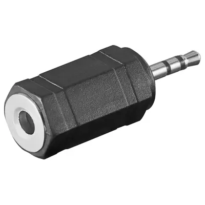 Headphone Adapter, AUX Jack, 2.5 mm to 3.5 mm