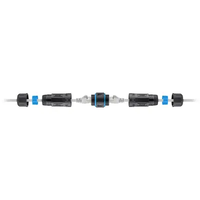 CAT 6A Outdoor RJ45 Patch Cable Coupler (IP68)