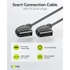 Scart Connection Cable, nickel-plated, ø mm