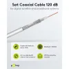 120 dB SAT Coaxial Cable, 4x Shielded, CCS