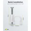 Cable Clip 6 mm, white
