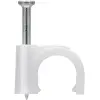 Cable Clip 9 mm, white