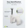 Cable Clip 8 mm, white