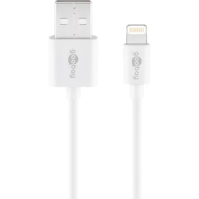 Lightning USB Charging and Sync Cable, 1 m, white