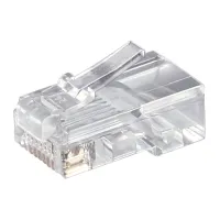 RJ45 Modular Plug for Round Cables, 8-Pin