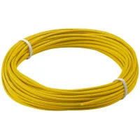 Insulated Copper Wire, 10 m, yellow