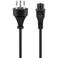 Mains Connection Cable Switzerland, 1.8 m, Black, (3*0.75 mm²)