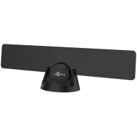 Ultra-Flat Active Full HD DVB-T2 Indoor Antenna, incl. LTE/4G Filter