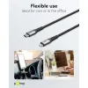 Lightning USB-C™ Textile Cable with Metal Plugs, 1 m