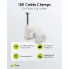 Cable Clip 9 mm, white