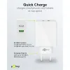 USB-A QC Dual Fast Charger (28 W) white