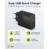 USB-C™ PD Dual Fast Charger (45 W) black