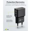 USB-A Dual Charger (12 W) black