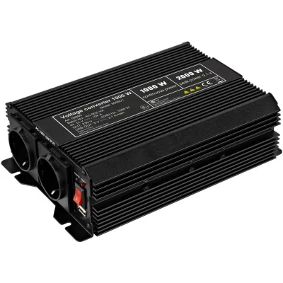 Voltage Converter DC/AC (12 V - 230 V/1000 W)