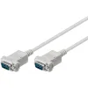 D-SUB 9-Pin Connector Cable, Male/Male, Serial 1:1
