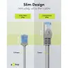 Ultra-Flexible CAT 6A Patch Cable, Slim, U/UTP, grey