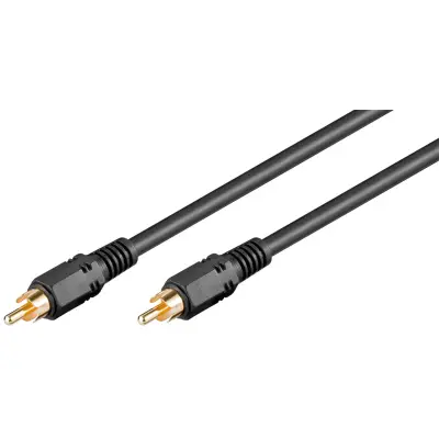 Coaxial Digital/Audio Connector Cable, RCA S/PDIF, Double Shielded