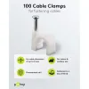 Cable Clip 8 mm, white